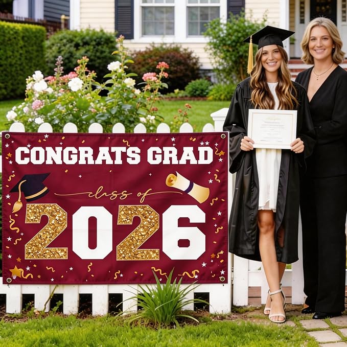 Class of 2026 Graduation Banner 47x67" - Image 6