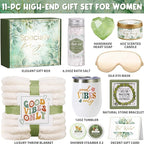 Christmas Birthday Gifts for Women Self Care Gift, Get Well Soon Gift Baskets Relaxing Spa Care Package for Women with Blanket, Unique Gifts Idea for Mom Mother Her Wife Girlfriend Best Friend Sister