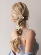 3 Styles 12PCS Hair Clips for Women Small Medium Big Claw Clips for Thin Thick Hair 4.6'' Flat Hair Claws 2'' Rectangle Hair Claw Small Flower Clips Combination |Hair Accessories for Women