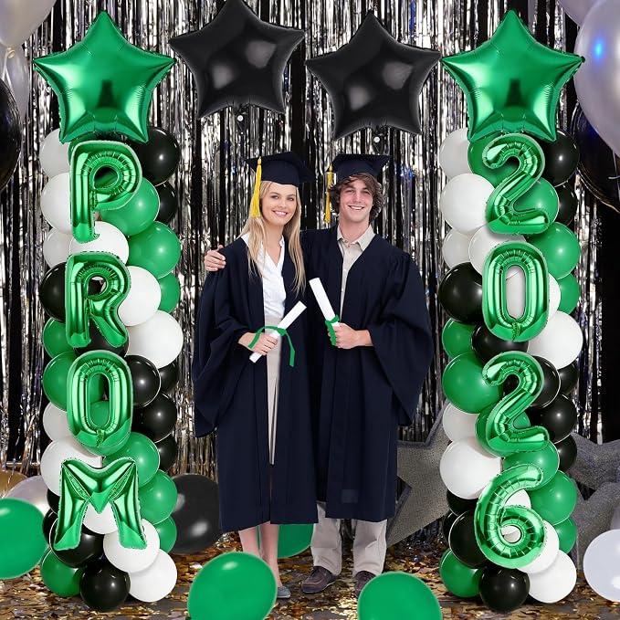 2 Set Green White Black Balloons Column Stand Kit Adjustable Tower Stand from - Image 5