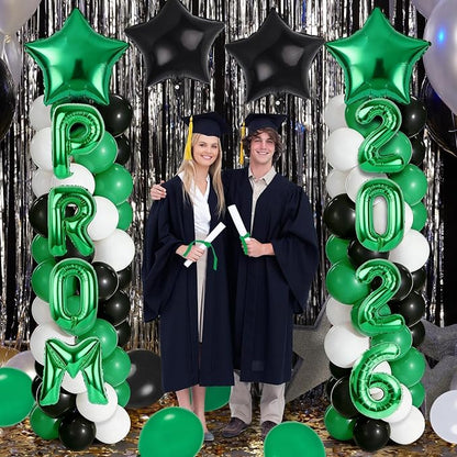 2 Set Green White Black Balloons Column Stand Kit Adjustable Tower Stand from - Image 5