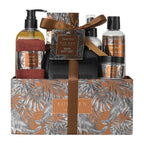 Christmas Spa Gift Basket, Bath Spa Kit for for Men Dad Birthday Bath Gifts Classic Perfume Bath Set for him, men's Shower Gift Basket mens personal care sets Man Bath Beard Spa Gift Baskets Mens Gift