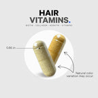 Codeage Hair Vitamins 10000 mcg Biotin, Keratin, Collagen, Vitamin A, B12, C, D3, E, Zinc, Turmeric, Probiotics, Enzymes, Inositol - Hair Care Support - Healthy Hair Supplement Pills - 120 Capsules