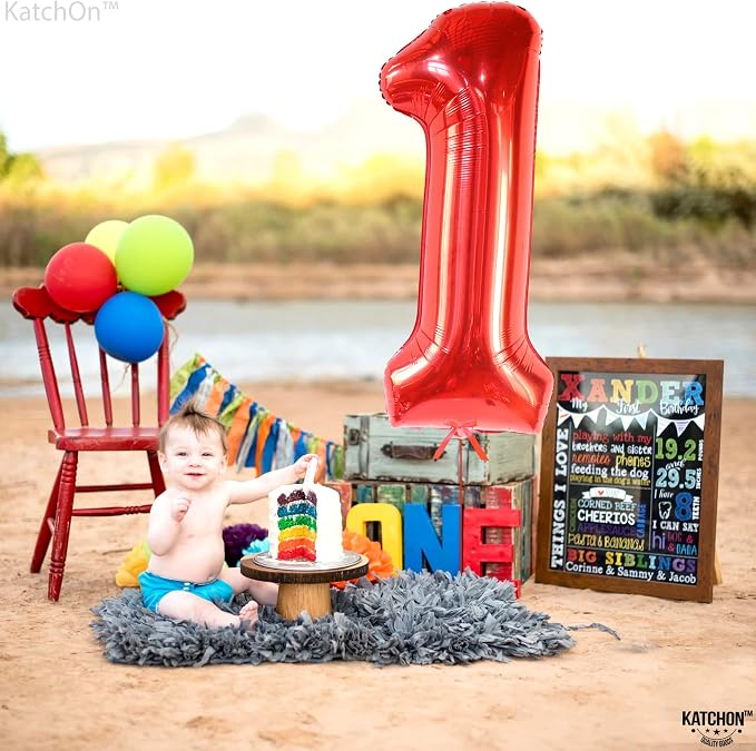 KatchOn, Happy Birthday Number Balloon | Foil Balloon - Image 7