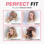 Fagaci Firm Grip Hair Clips with Silicone Band - Duckbill Alligator Clips for Long Hair Styling, Sectioning, and Salon Use