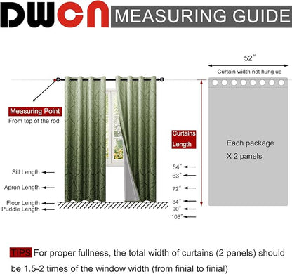 DWCN 100% Blackout Curtains for Bedroom - Image 7