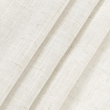 Cream Semi Sheer Linen Curtains 72 inch Length - Image 7