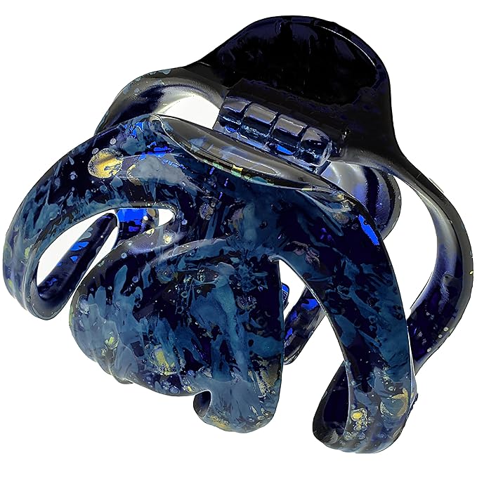 Camila Paris CP3862 French Octopus Hair Clip for Women Thick Hair and Long Curly Wavy Hair, Girls Hair Claw Clips, Styling Claw Clip for Thick Hair, Strong Hold No Slip Grip, Made in France