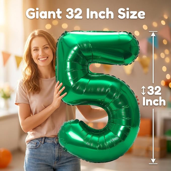 YPSelected 32 Inch Large Foil Helium Number Balloon Birthday Wedding Party 0-9 - Image 4