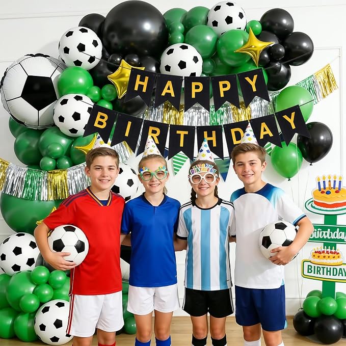 Soccer Balloon Garland Arch Kit - Image 3