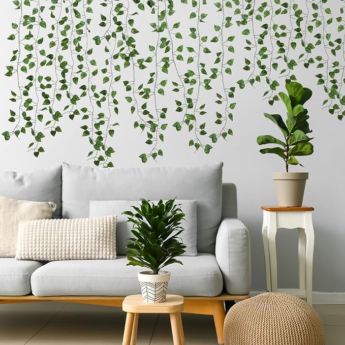 CEWOR 10 Pack Artificial Vines for Room Decor, Artificial Ivy Greenery Garland - Image 6