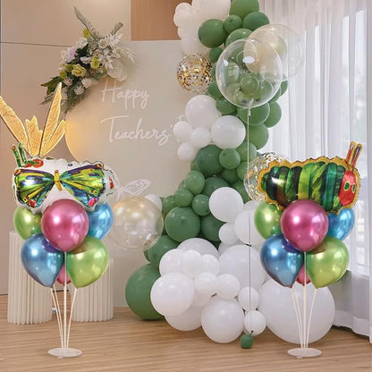 2 Sets Green Caterpillar Balloon Stands - Image 2