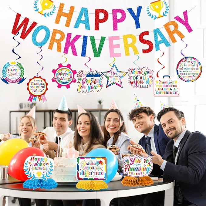 Happy Work Anniversary Decorations - Image 6