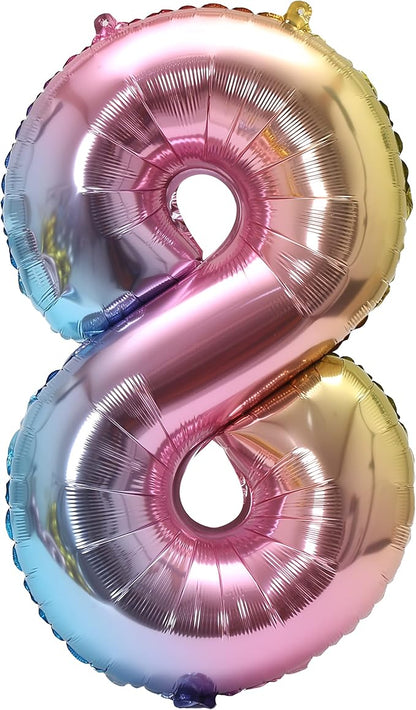 YPSelected 32 Inch Large Foil Helium Number Balloon Birthday Wedding Party 0-9 by YPSelected