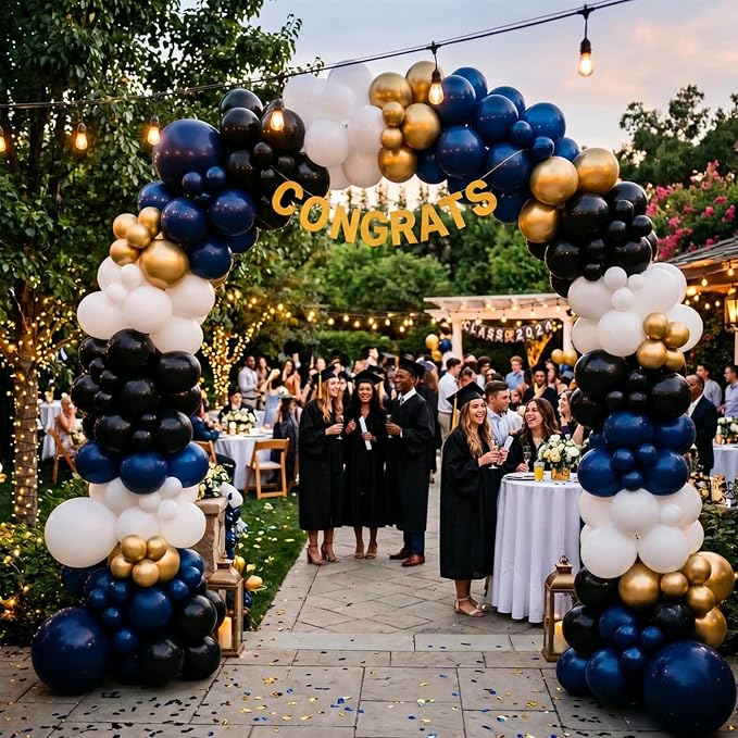 RUBFAC Gold Balloons, 2026 International Football Game Decor, Graduation - Image 2