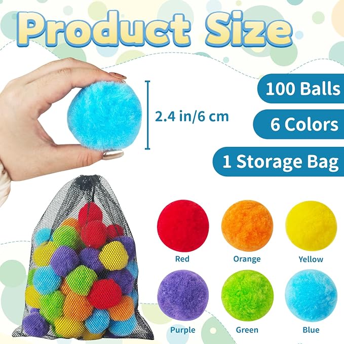 100 Pcs Reusable Water Balloons, Summer Soaker Ball, Outdoor Games Soft Water - Image 2