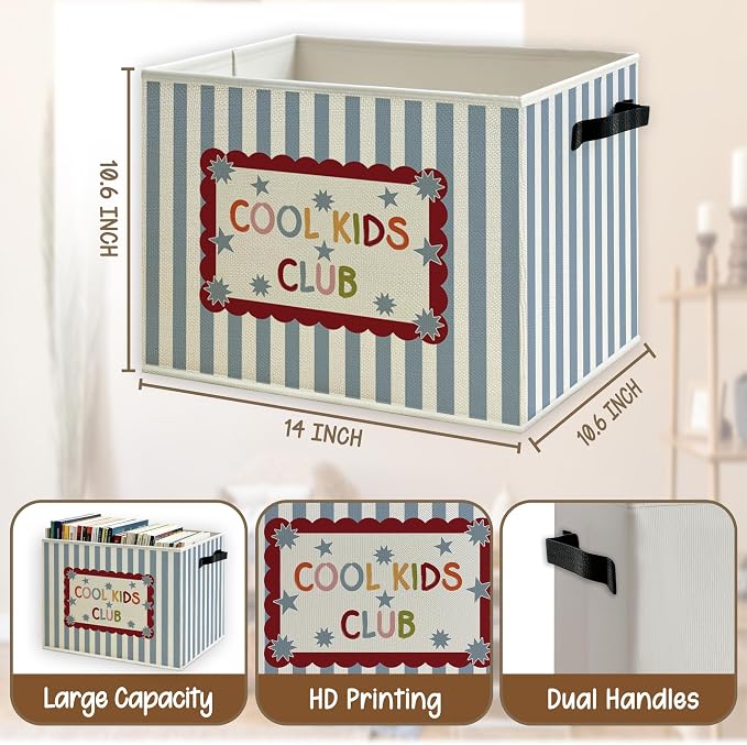 Kids Playroom Foldable Storage Bins Box - Image 5