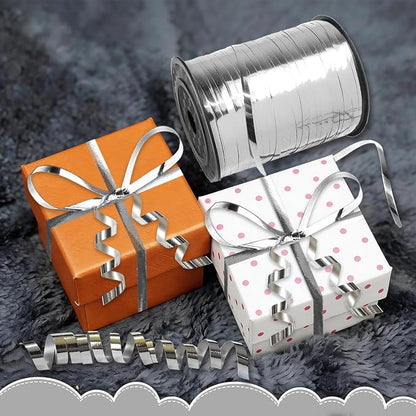 500 Yards Curling Ribbon，Bright Silver Balloon String Ribbon，for Gift - Image 6
