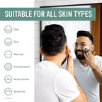 Sud Scrub® Antimicrobial Silicone Face Scrubber, 1 Pack, Gentle Face Exfoliator for Sensitive Skin, Eco Friendly Facial Cleansing Brush, Exfoliating Face Brush for Men and Women (Mint)