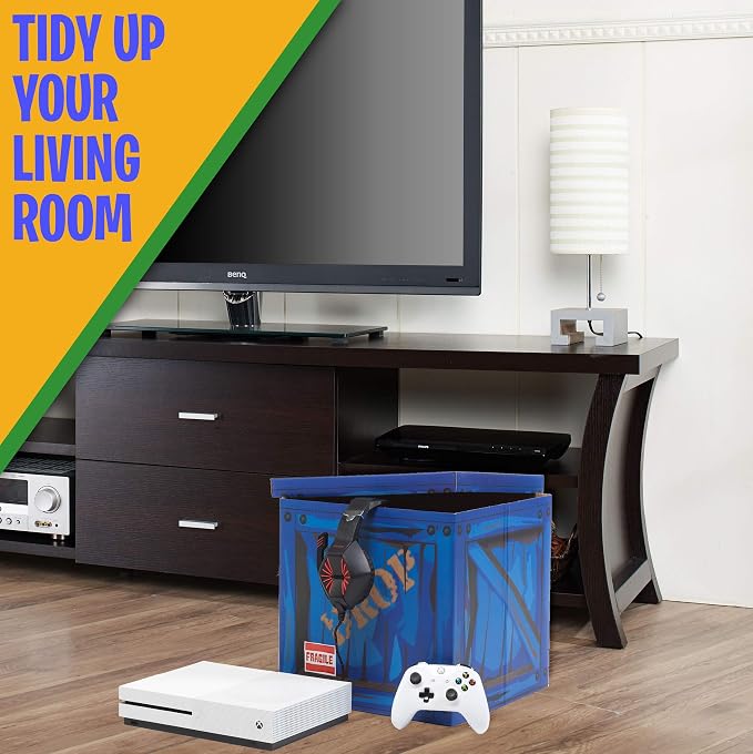 Loot Drop Box – Large 14”x14”x14” Cardboard Box | Fun Party Decor & Storage Cube - Image 2