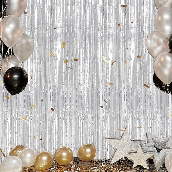 DECOCKRAT 2 Pack Foil Fringe Backdrop - Image 6