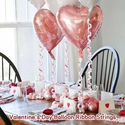 BEISHIDA Valentine Ribbon, Balloon String Printed I Love You 500 Yards - Image 6