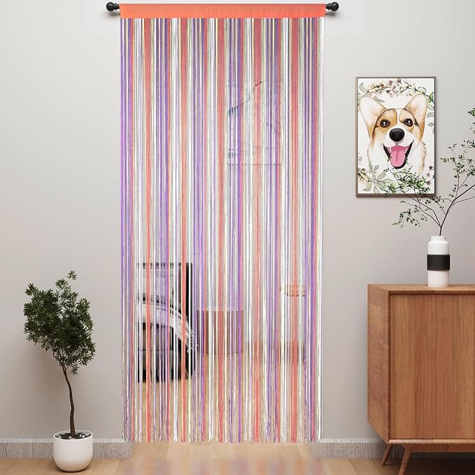 YIIBAII Door String Curtains Fringe Door Curtains by YIIBAII