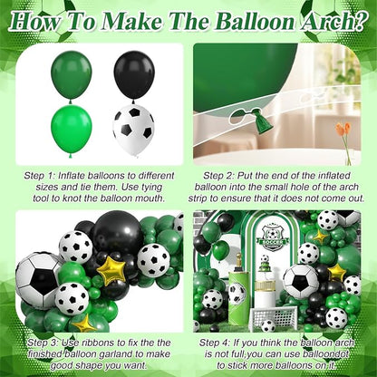 Soccer Balloon Garland Arch Kit - Image 8