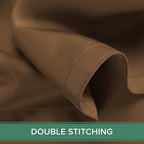 King Pillowcases by Pure Bamboo, Genuine 100% Organic Viscose Derived from Bamboo, Luxuriously Soft & Cooling, Double Stitching, Envelope Closure (2 King Pillowcases, Coconut Husk)