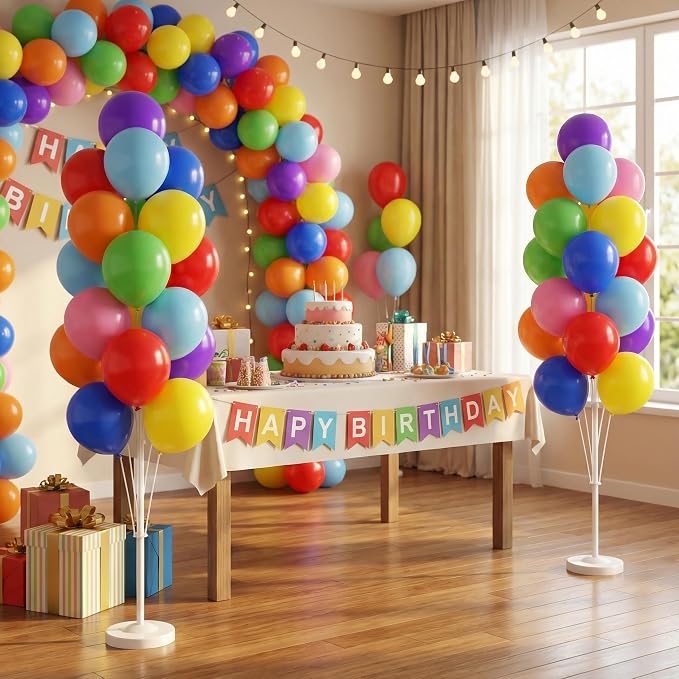 HIINS 2 Set Assorted Color Balloon Column Kit - Image 9