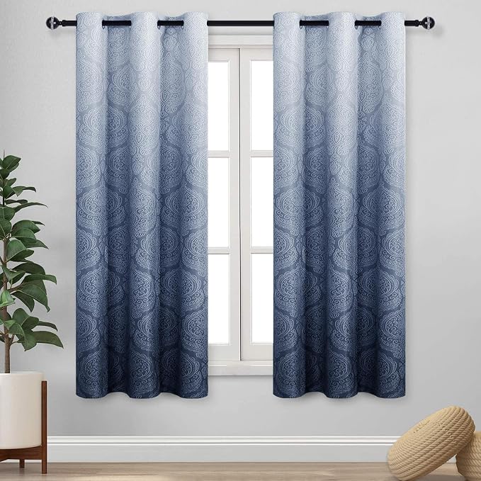 DWCN Ombre Blackout Curtains for Bedroom by DWCN