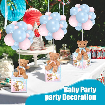 Lenwen 6 Sets Baby Letter Boxes Decorations Table Centerpieces - Image 6