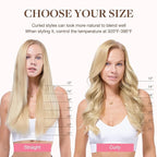 GOO GOO Clip in Hair Extensions Real Human Hair, Remy Human Hair Extensions Clip ins for Women, Natural Human Hair, 14inch 120g 7Pcs, 8A/22 Medium Brown Highlighted Golden Blonde