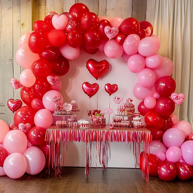 RUBFAC 135pcs Red Balloons Different Sizes 18 12 10 5 Inch - Image 5