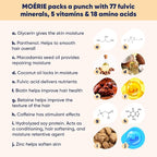 Moerie Shampoo and Conditioner Plus Hair Mask and Hair Spray Mega Pack – The Ultimate Hair Care Set – For Longer, Thicker, Fuller Hair - Volumizing Hair Products – Paraben & Silicone Free - 8 items