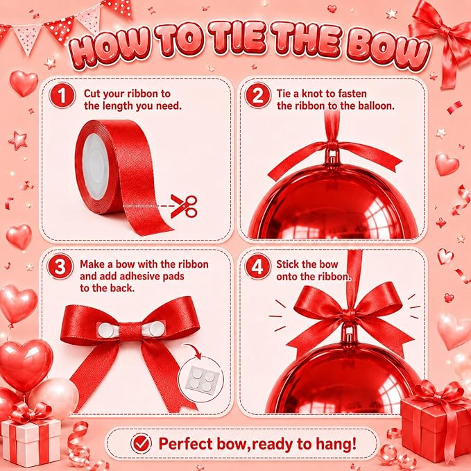 Red Round Foil Balloons - Image 3
