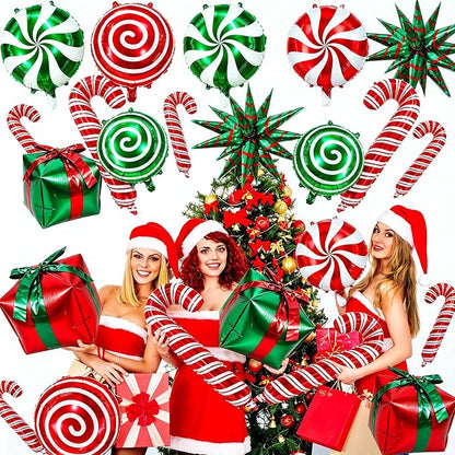 50Pcs Christmas Balloons Decorations Set - Image 5