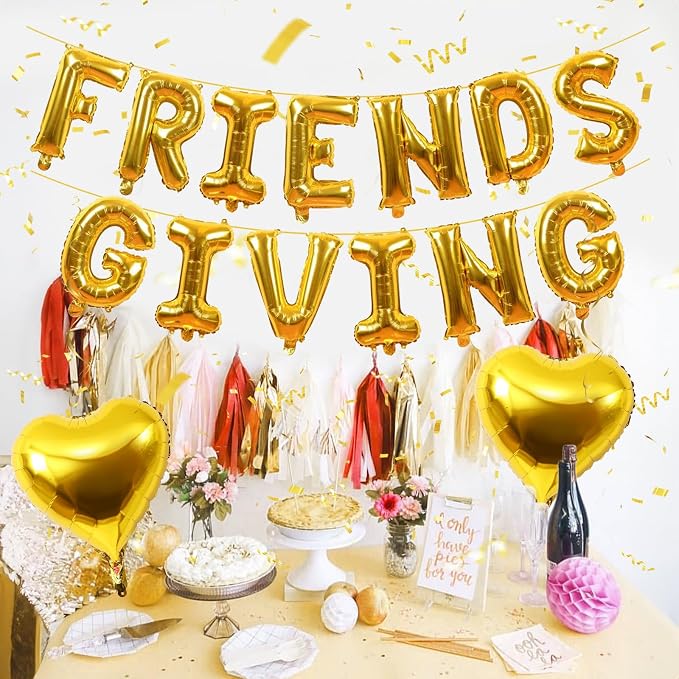 Jobkoo Friendsgiving Balloons Friends Giving Party Decorations 16 Inches Tall - Image 5