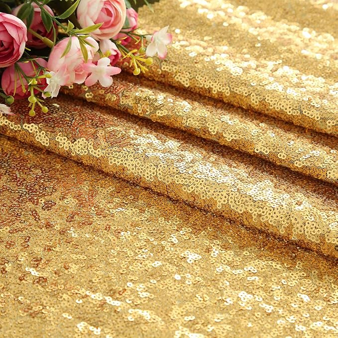 Sequin Backdrop Curtain 4 Pcs 2ftx8ft Wedding Ceremony Background Backdrop - Image 7