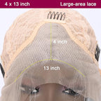 Long Silver Synthetic Lace Front Wig Heat Resistant Body Wave Lace Front Wavy Wigs Free Part Natural Hair Wig for Women 24 Inch Fashion Glueless (24 Inch)