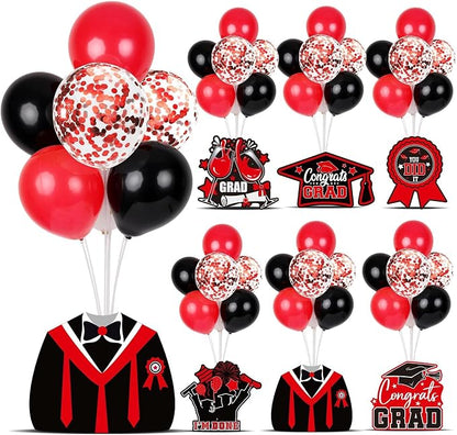 6 Sets 2026 Graduation Balloon Stand Kit by Unknown