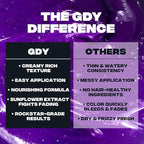 Good Dye Young Semi-Permanent Hair Color, Vegan and Cruelty-Free Purple Hair Dye, Last up to 24 Washes, Non-Damaging Conditioning Hair Color (5FL OZ, Make It Happen)