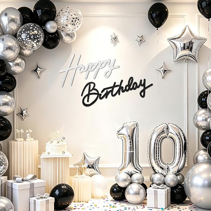 TONIFUL Happy Birthday Sign for Backdrop - Image 6