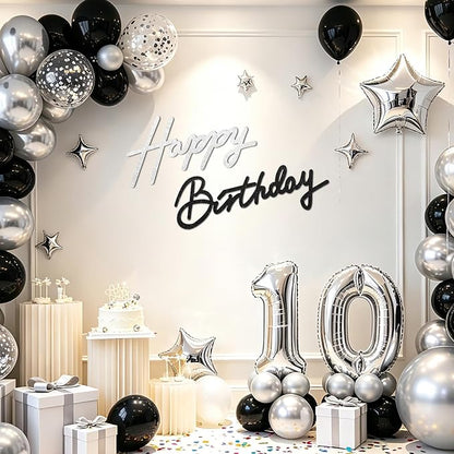 TONIFUL Happy Birthday Sign for Backdrop - Image 6