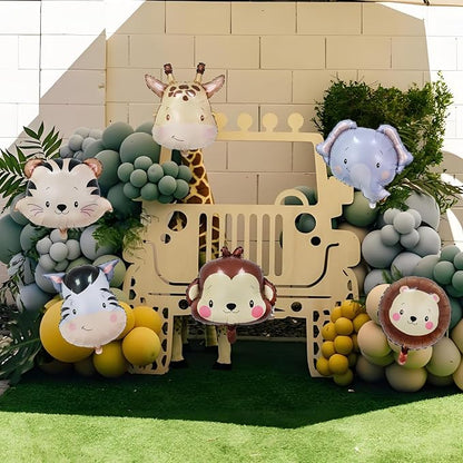 Safari Balloons Zoo Animals Balloons Jungle Balloon - Image 3