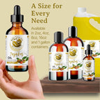 Bella Terra Oils - Organic Jojoba Oil 16oz - Unveiling Organic Jojoba's Beauty Secrets, Saturated with Vitamin B5 & Folic Acid, The Gold Standard of Body Oil Moisturizers
