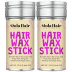 Dolahair Hair Wax Stick for Flyaways, Smoothing, and Slick Back - Hair Pomade for Women and Kids (2 Pack)