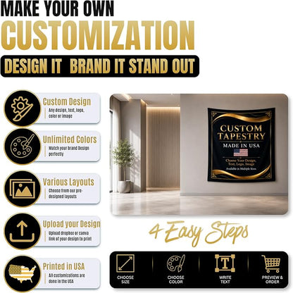 Custom wall Tapestry hanging by BCB Custom Wall Art Tapestry Printed in USA | - Image 7
