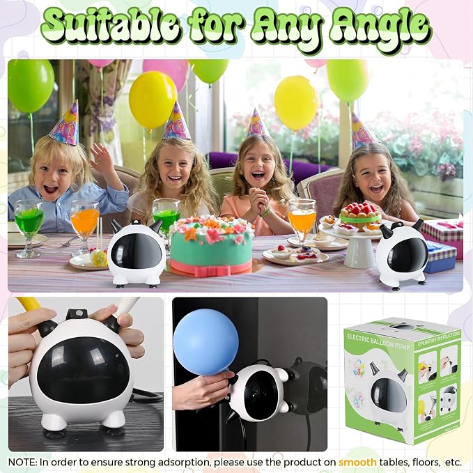 Balloon Pump Electric, Portable Balloons Inflator Air Pump - Image 5