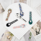 6PCS Small Hair Pins, Light Pattern French Hair Sticks for Fine Hair, Prestige Hair Accessories